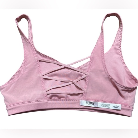 Victoria Sport Ballet Pink Size Medium Strappy Sports Bra - Picture 9 of 14